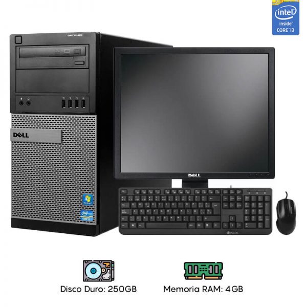 Computadora Dell 390/790 Core i3 – 4GB RAM – 250GB HDD