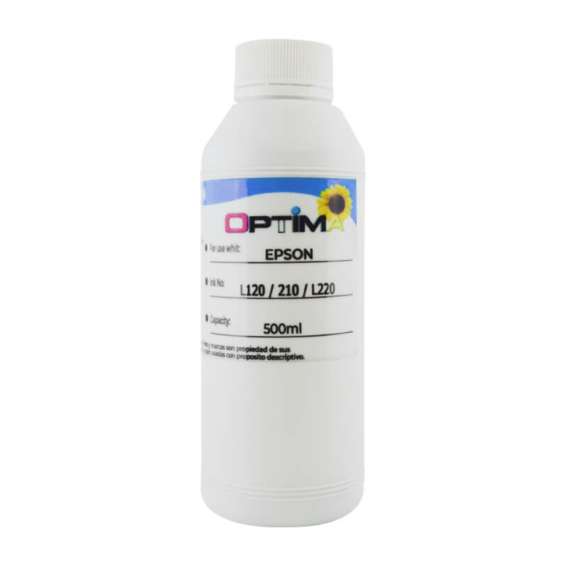 Medio Litro de Tinta para Epson Cyan Optima