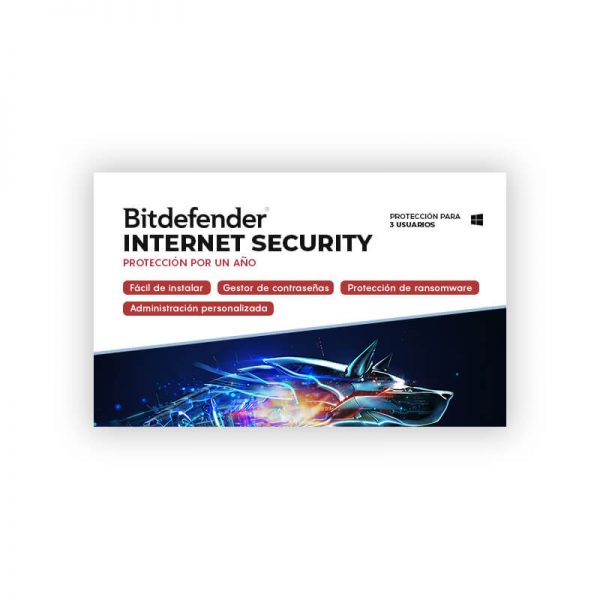 Licencia Bitdefender Internet Security para 3 Dispositivos