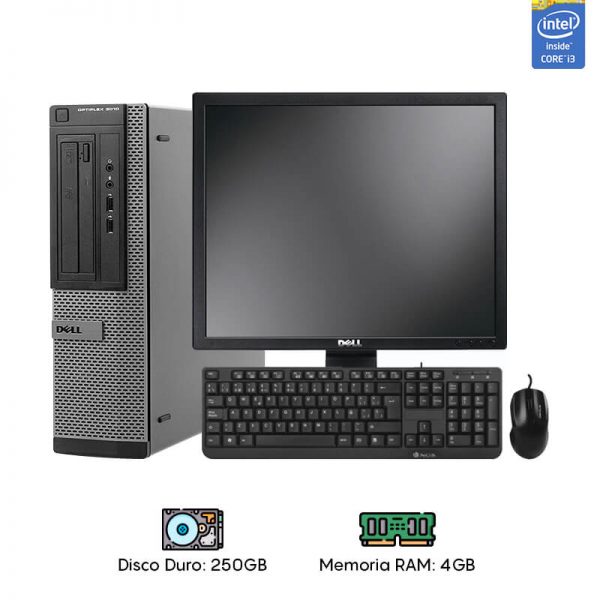 Computadora Dell 3010 Core i3 - 4GB RAM - 250GB HDD