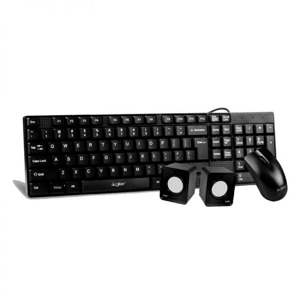 Kit de teclado, mouse y bocinas Agiler Agi-9880